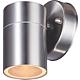 Wall-mounted external light stainless steel, round Standard 1