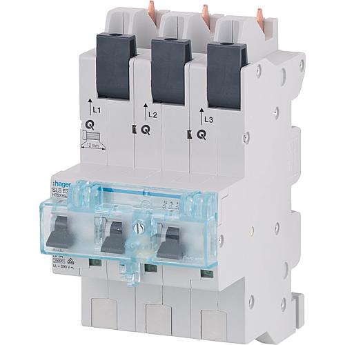 Main circuit breaker busbar mounting Standard 1