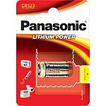 Piles appareil photo Panasonic Lithium CR-123AEP