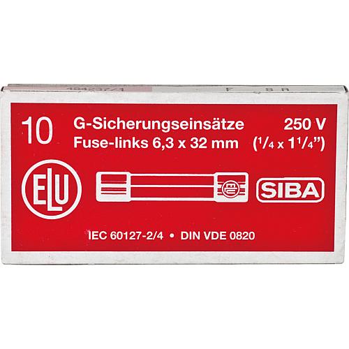 Feinsicherung flink 1 A 1 Beutel 10 Stück 6,3 x 32 mm