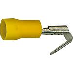 Blade receptacle with yellow junction,
semi-insulated