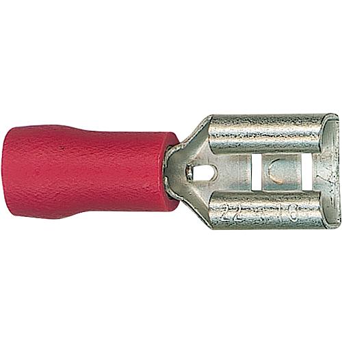 Female crimp, red, half insulated Standard 1