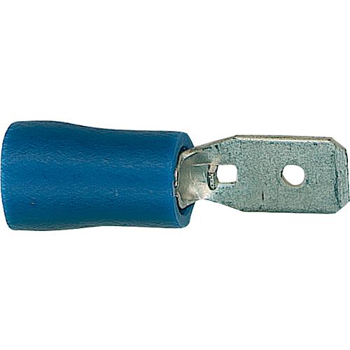 Blade connector blue, semi-insulated