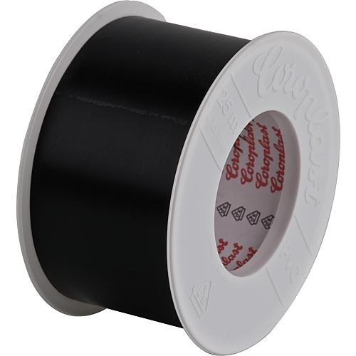 Electric isolation tape black 50mm wide 25m long