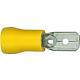 Male crimp, yellow, half insulated Standard 1