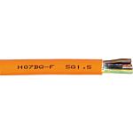 Flexible plastic hose cable, model H07BQ-F