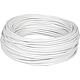 Cable isolé en plastique H03VV-F 3 G x 0,75 qmm, blanc, rouleau de 50 m