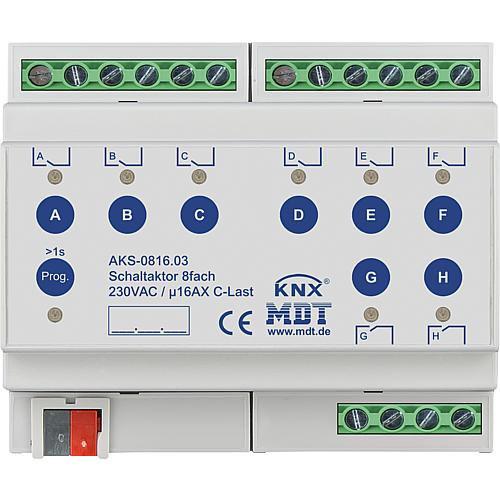 Appareil modulaire AKS actionneur de commutation, 16A, 230VAC, charge C 140µF standard, REG Standard 3