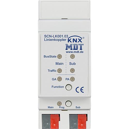 Coupleur de zone/de ligne MDT avec KNX Data Secure