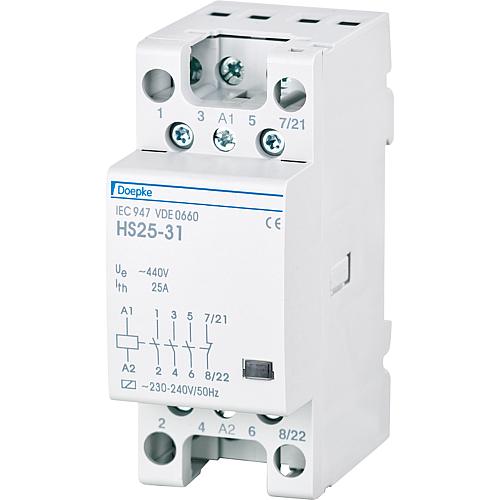 Installation contactor, 4-pin Standard 1