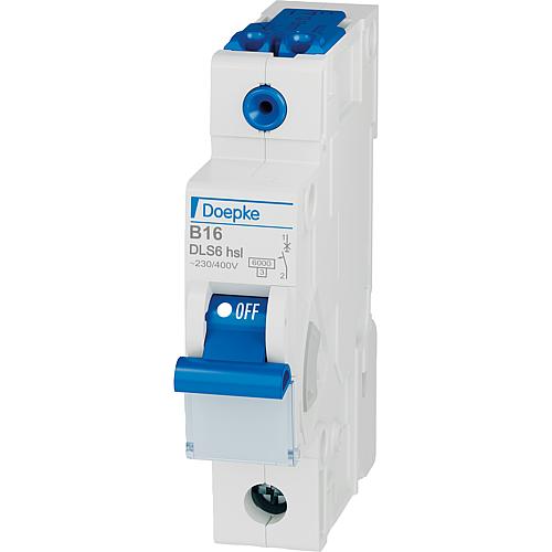 Circuit breaker DLS, 6 kA, screwless Standard 1