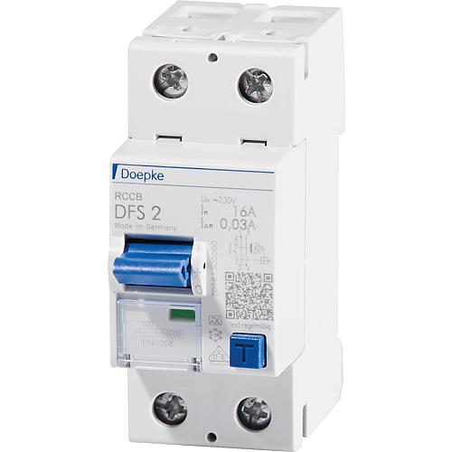 FI circuit breaker DFS 2 model A, instantaneous