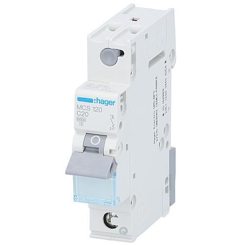 Circuit breaker Hager 1p,C20A,6kA,MCS120,QuickConnect