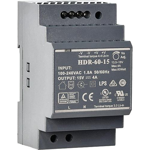 REG cap rail power supply unit HDR6015 Standard 1