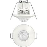 Ceiling presence detector theben thePiccola P360-100 EN, white Recessed, 360°, D: 8m