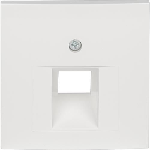 Plaque centrale Berker S.1 UAE/IAE simple, blanc polaire, brillant / 47088989