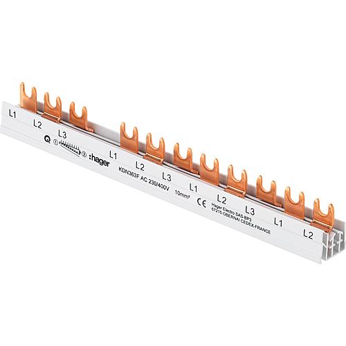 Phase rail fork, three-pole Standard 1