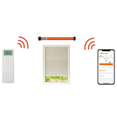 Moteurs Mercato Smart WI-FI et radio Anwendung 1