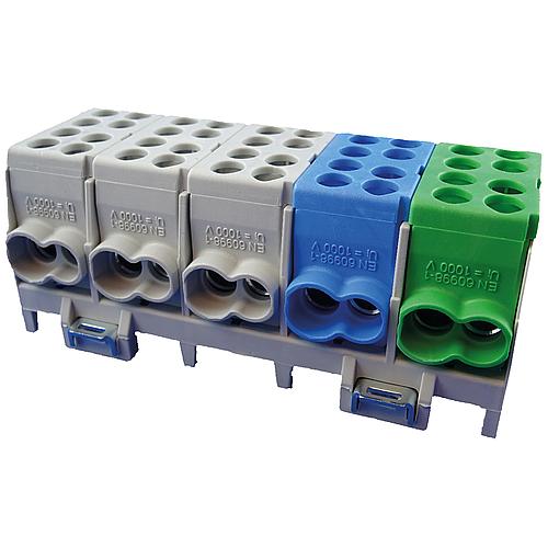 Main conductor (branch terminals) Colour: 3x grey,1x blue,1x green 10x input 25mm²/output 16mm²