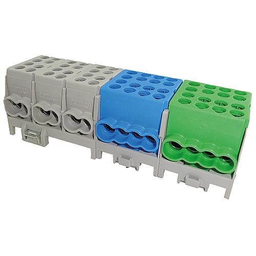 Main conductor (branch terminals) Colour: 3x grey,1x blue,1x green 10xinput 25mm²/18xoutput 16mm²