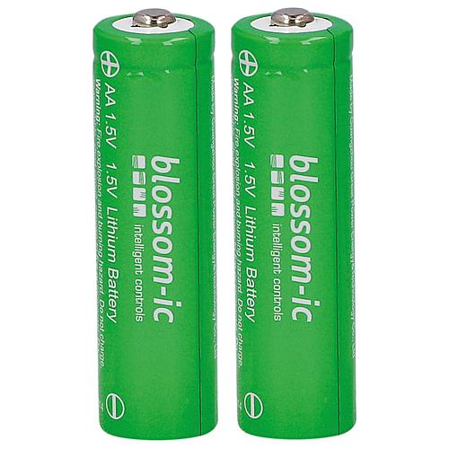 Battery lithium Blossom-IC, AA 1.5 V, Set consisting of 2 AA batteries