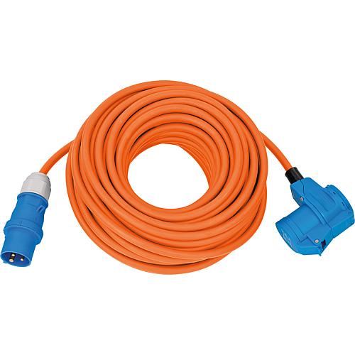 CEE/earthed extension cable camping/maritime 25 m