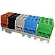 Main conductor (branch terminals) brown,black,grey,blue,green 10xinput 25mm²/14xoutput 16mm²