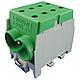 Main cable junction terminal colour: green, 1-pole 2x in. 70mm²/2x out. 70 mm²