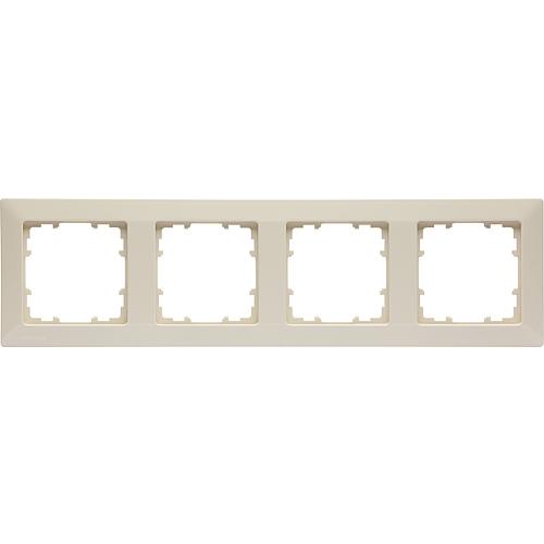 Frame, DELTA LINE, electric white (RAL 1013) series I-system Standard 4