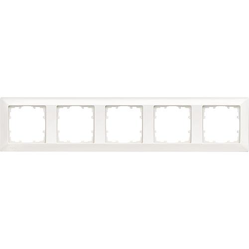 Frames 80 mm dimensions 5fach, 364 mm x 80 mm electric white / 1 unit