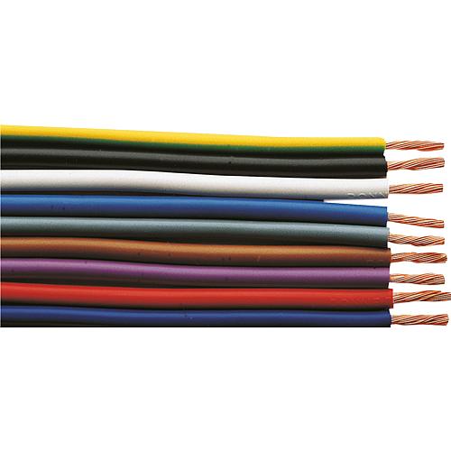 Plastic-insulated cable, type H07V-K flexible, 450/750V