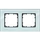 Cadre dim 90 mm, verre 2 compartiments, 161 mm x 90 mm Vert cristal / 1 pc