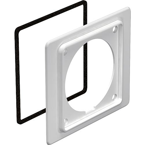 Intermediate flange for CEE sockets