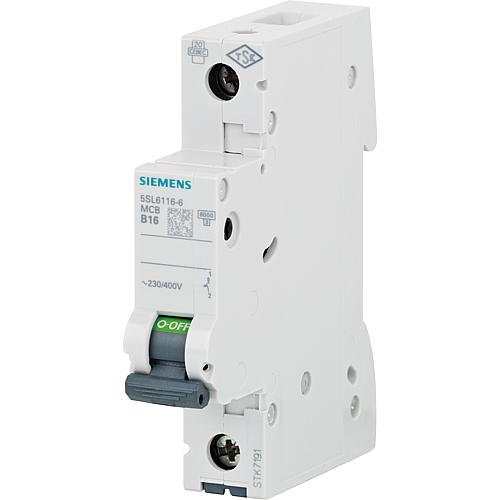 Circuit breaker Siemens, 6KA, 1-pin, B16A, 5SL6116-6