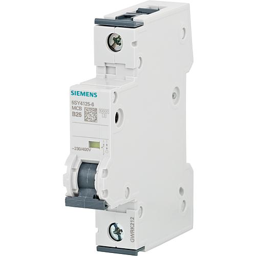 Circuit breaker Siemens, 10KA, 1-pin, B25A, 5SY4125-6