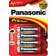 Panasonic PRO Power battery LR6 AA mignon, 1 pack with 4 units