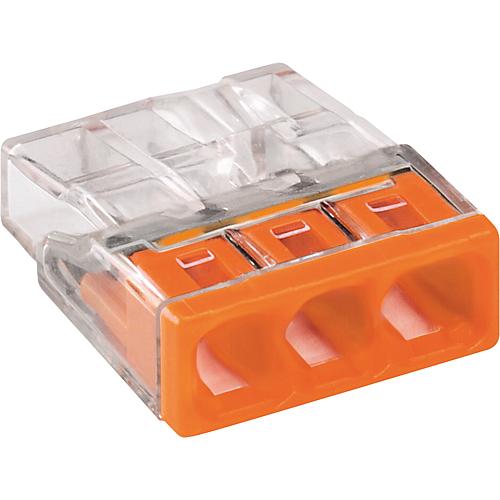 Connection terminals 3-wire terminals, orange 2273-203 / PU 100 pieces