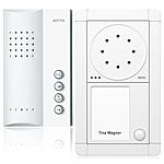 Door intercom system Ritto Portier Intercom 1 res. unit, white/white