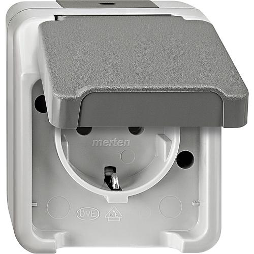 Wet room socket 1-gang, AquaStar Standard 1