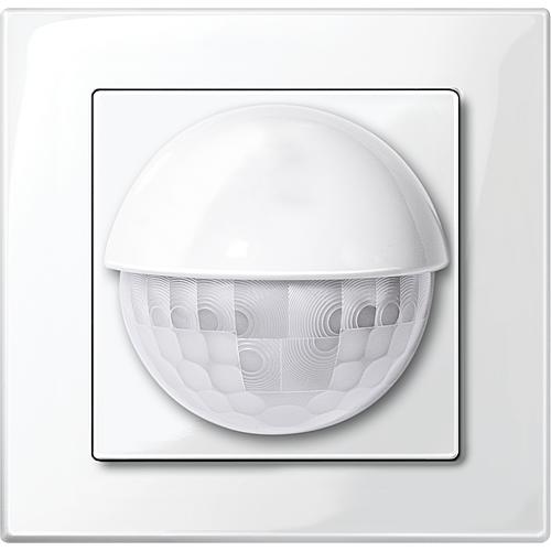 System M, motion detector Argus 180 flush-mounted sensor module Merten, polar white glossy