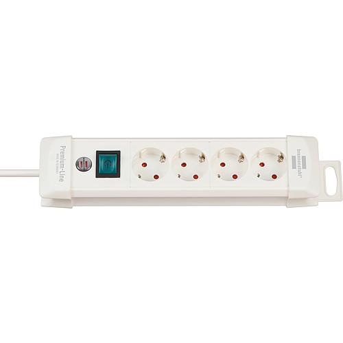 4-way socket strip with child safety lock Standard 1