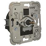 Flush-mounted insert rotary dimmer off toggle switch FARO