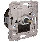 Flush-mounted insert rotary dimmer off toggle switch FARO