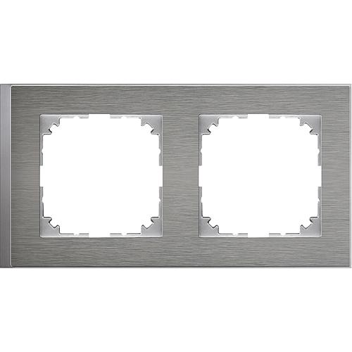 Polycarbonate frame M-Pure Decor, stainless steel Standard 2