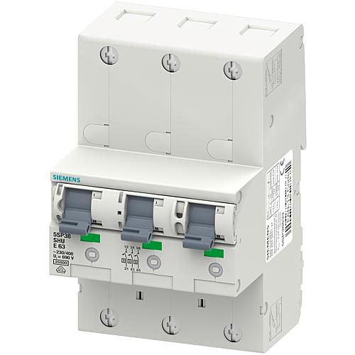 Main circuit breaker (SHU) 3x1-pin, E35, 400V