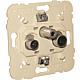 TV socket (pass-through socket) 3-part, flush-mounted Standard 1