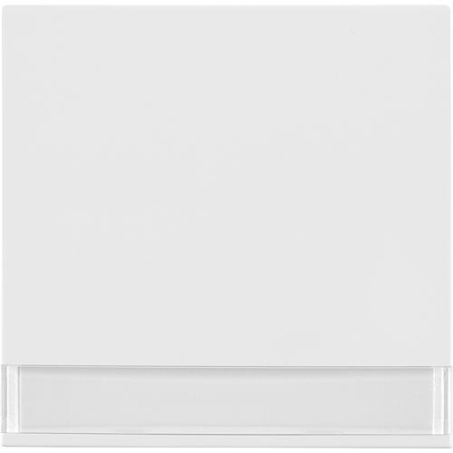 Rocker "Labelling field" Polar white, for flush-mounted insert