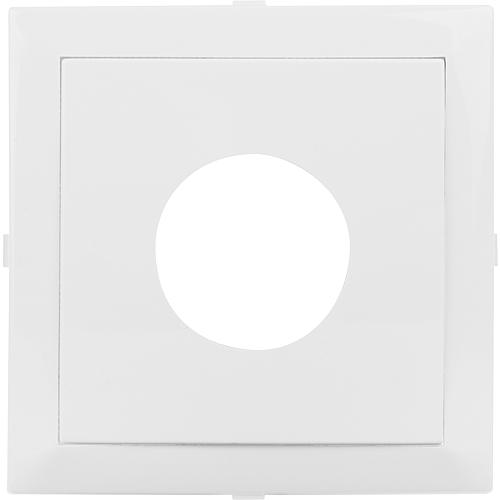 Central piece for motion detector Polar white, for flush-mounted insert