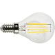 LED Tropfenlampe Filament klar, 4W, E14, 470lm, 2700K