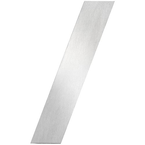 House number plate small, stainless steel Standard 11